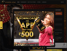 Tablet Screenshot of pokerlion.com